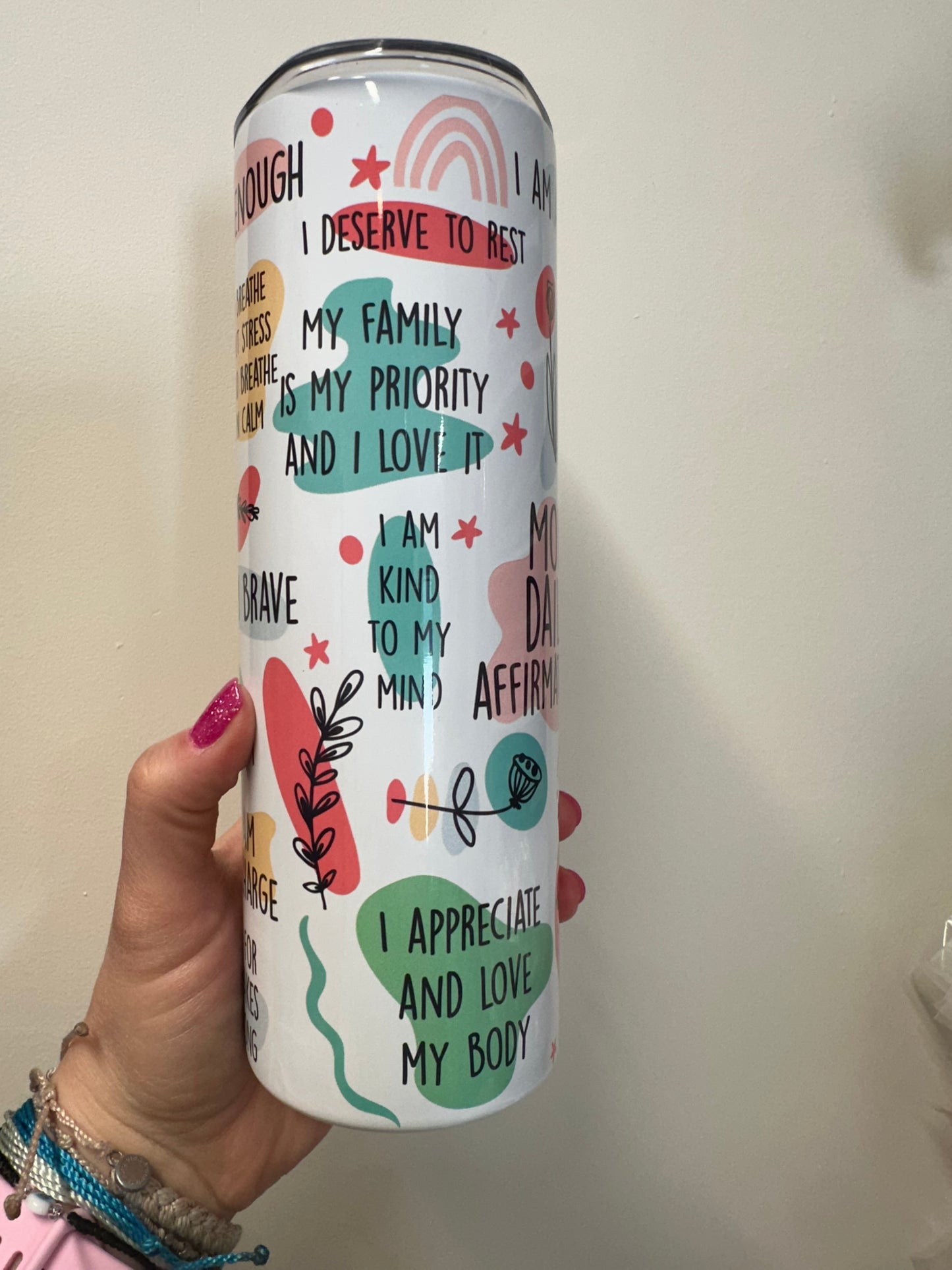 Mom affirmations 20oz/ 30oz tumbler