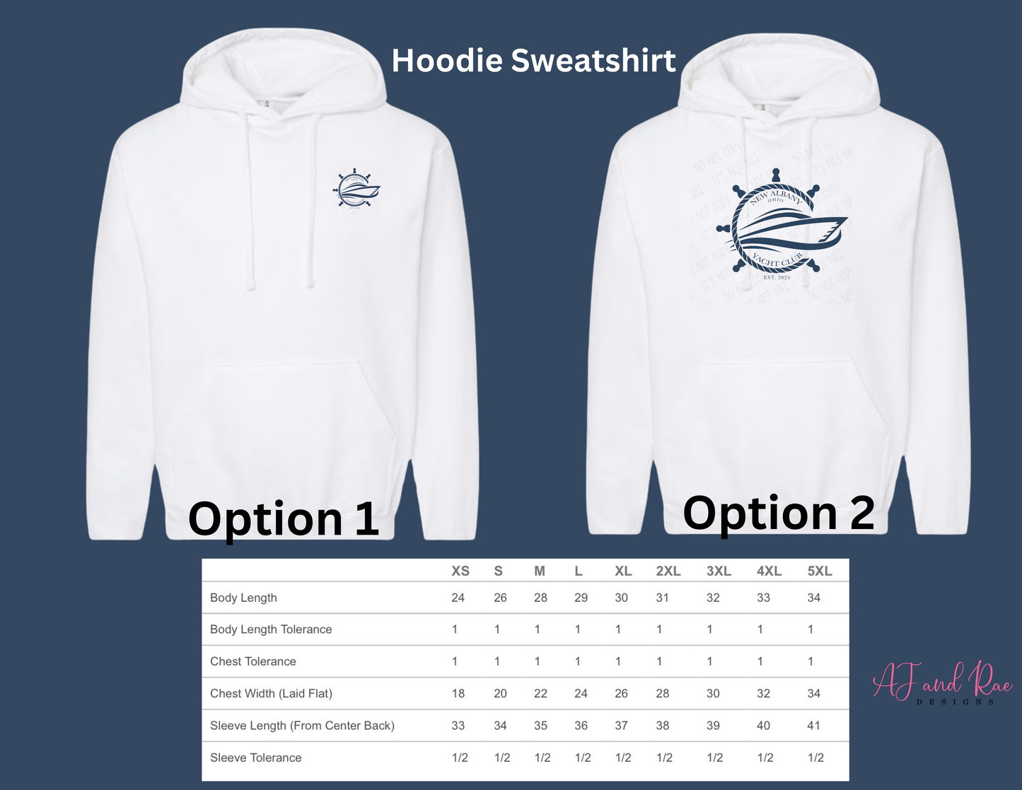 NA Yacht Club Unisex Hoodie Sweatshirt