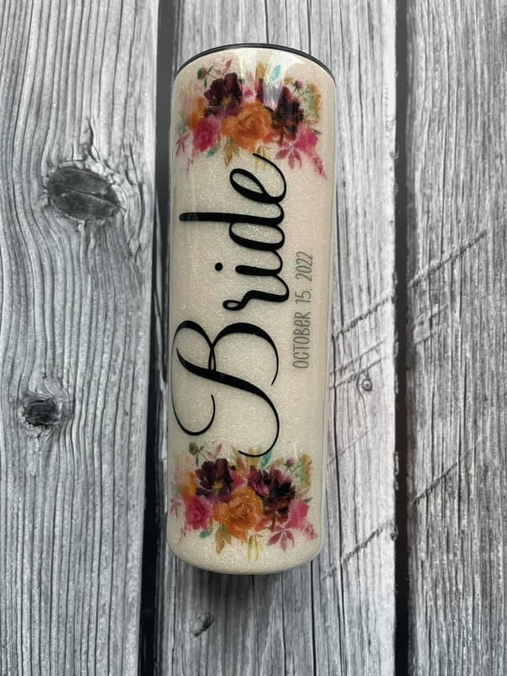 Wedding Party/ Bride/ Bridesmaid Tumbler