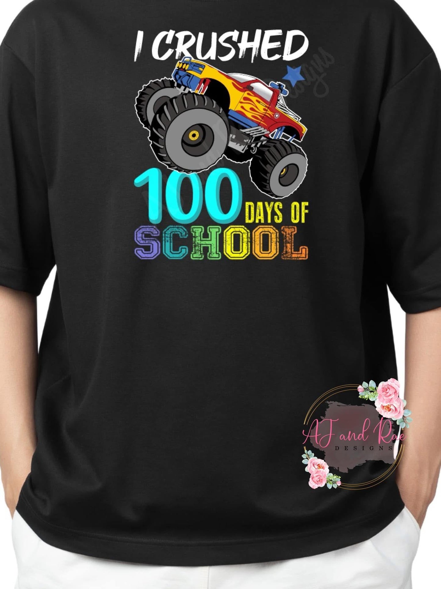 100 days of school Kids T-Shirt PRE-ORDER by 1-27-25 for local pickup