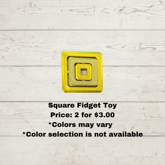 Square fidget toy