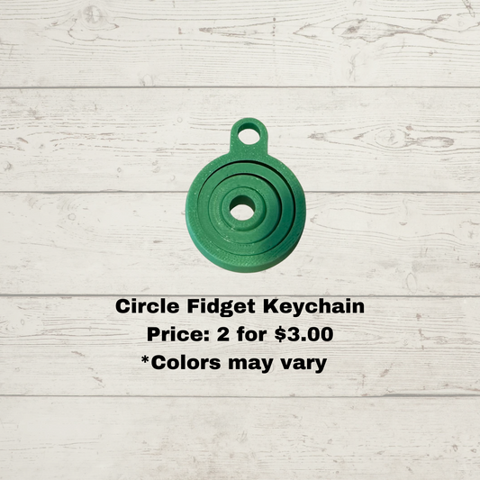 Circle keychain fidget toy