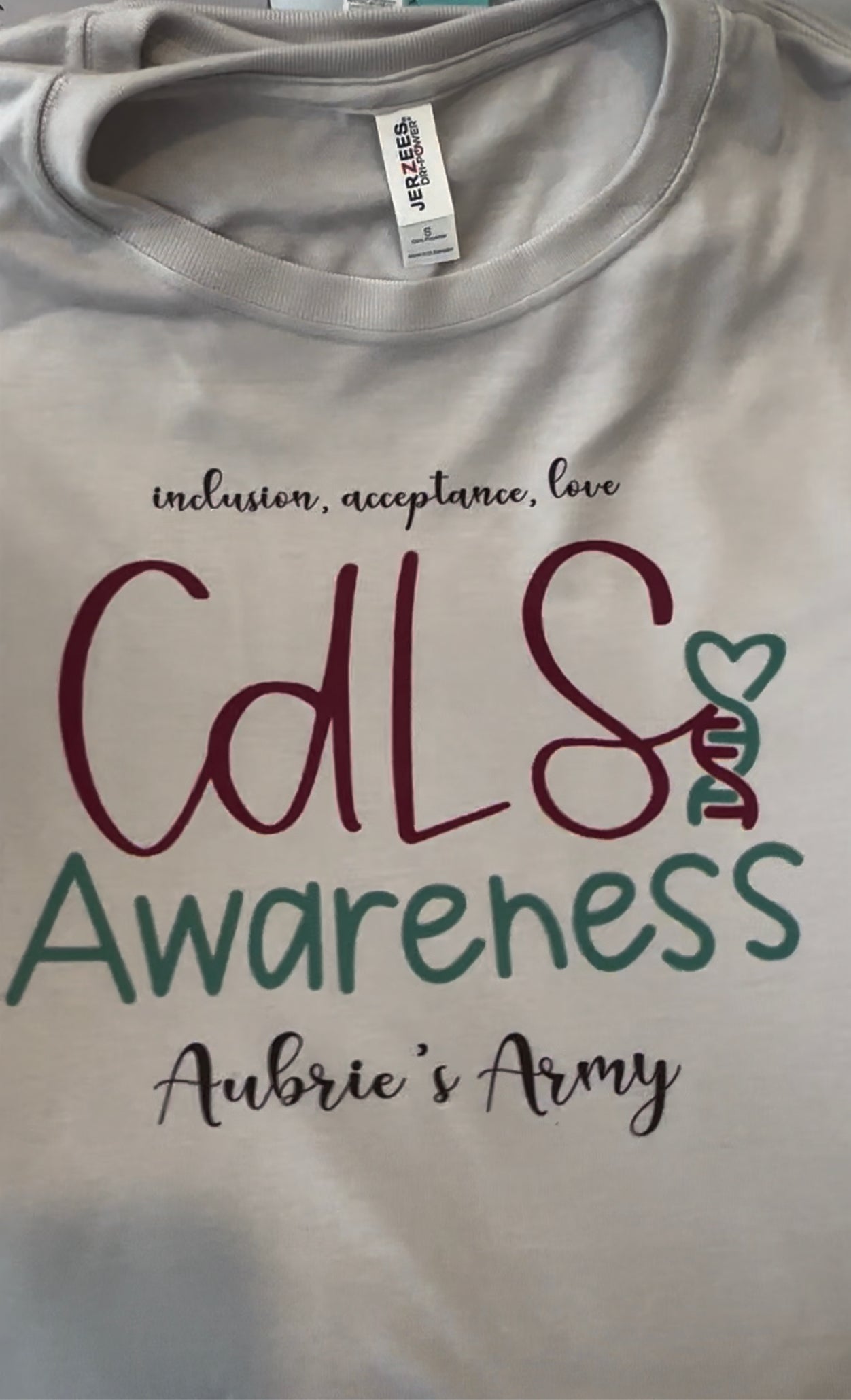 CdLS Awareness T-Shirt - Aubrie’s Army