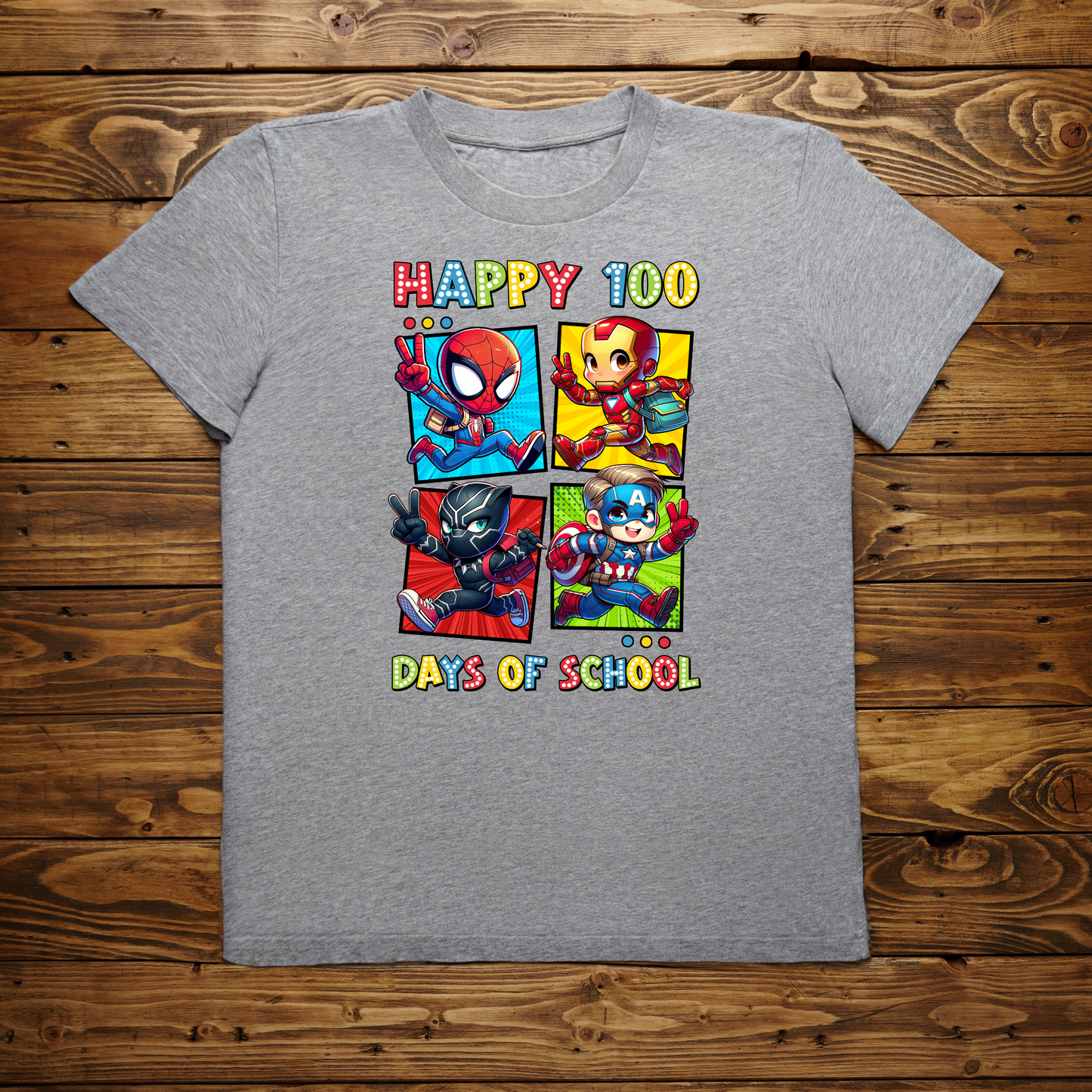 100 days of school Kids T-Shirt PRE-ORDER by 1-27-25 for local pickup