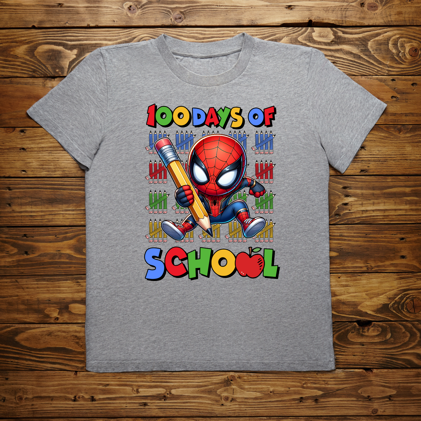 100 days of school Kids T-Shirt PRE-ORDER by 1-27-25 for local pickup