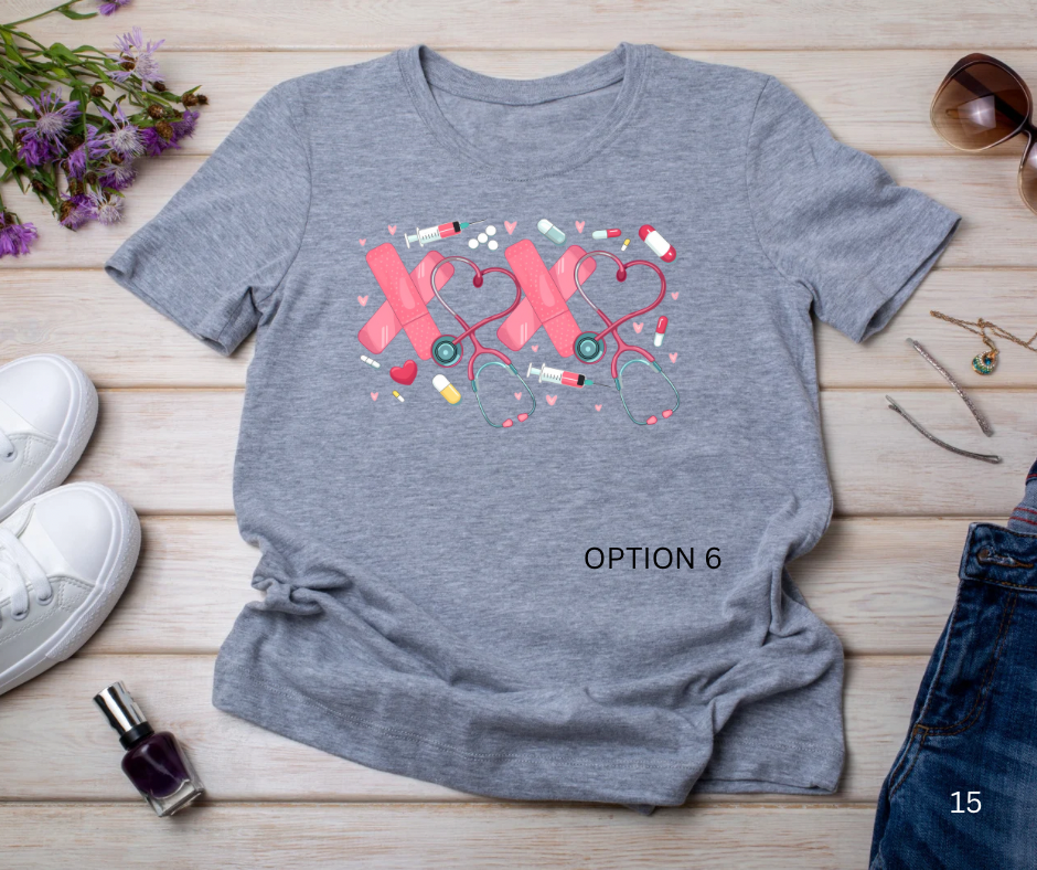 Nurse Valentine’s Day T-Shirt