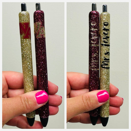 NA glittered pen