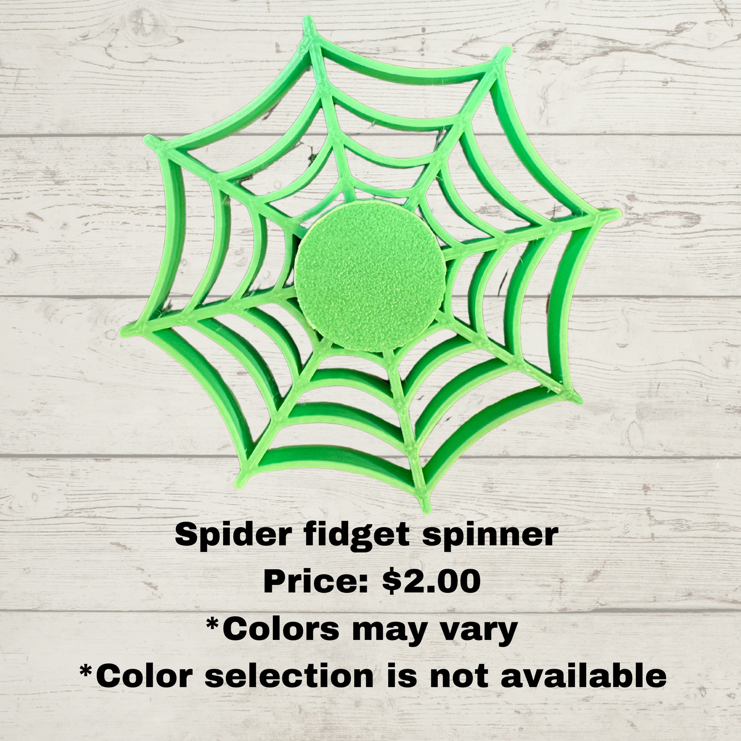 Spider fidget spinner