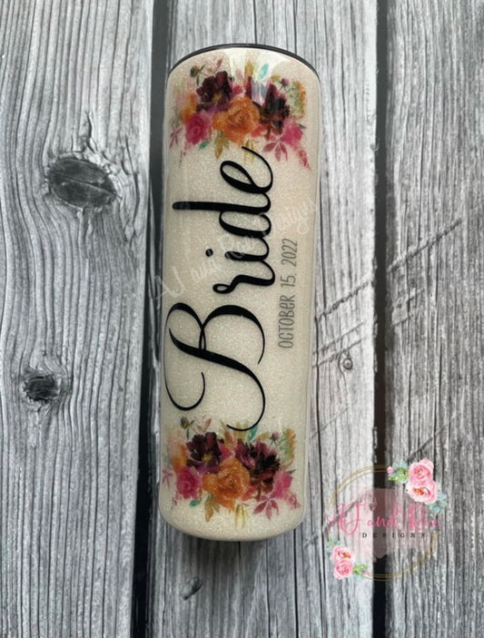 Wedding Party/ Bride/ Bridesmaid Tumbler